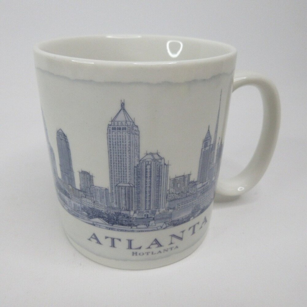 Starbucks Atlanta Georgia Hotlanta Coffee Mug Cup Architectural Series 2006 18oz - Picture 1 of 6